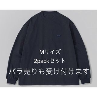 ワンエルディーケーセレクト(1LDK SELECT)のennoy 2pack L/S T shirts navy M(Tシャツ/カットソー(七分/長袖))