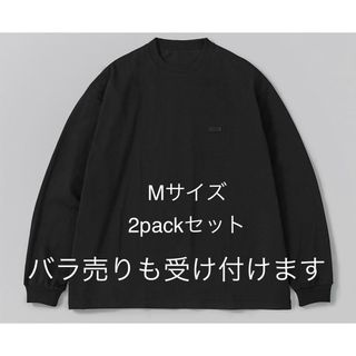 ワンエルディーケーセレクト(1LDK SELECT)のennoy 2pack L/S T shirts black M(Tシャツ/カットソー(七分/長袖))