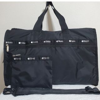 レスポートサック(LeSportsac)の☆レスポートサック    ボストンバッグ&ポーチ　ブラック ☆新品未使用(ボストンバッグ)