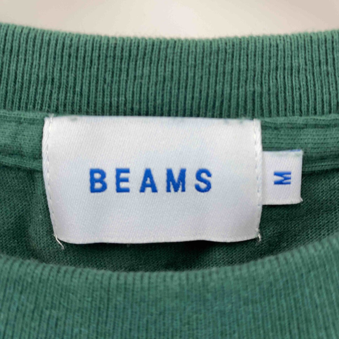 BEAMS(ビームス)のBEAMS ビームス メンズ トップス Tシャツ（半袖）グリーン メンズのトップス(Tシャツ/カットソー(半袖/袖なし))の商品写真