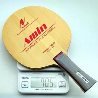 Nittaku - 【ほぼ新品】ニッタク アミン 約70.5g シェークラケット 卓球