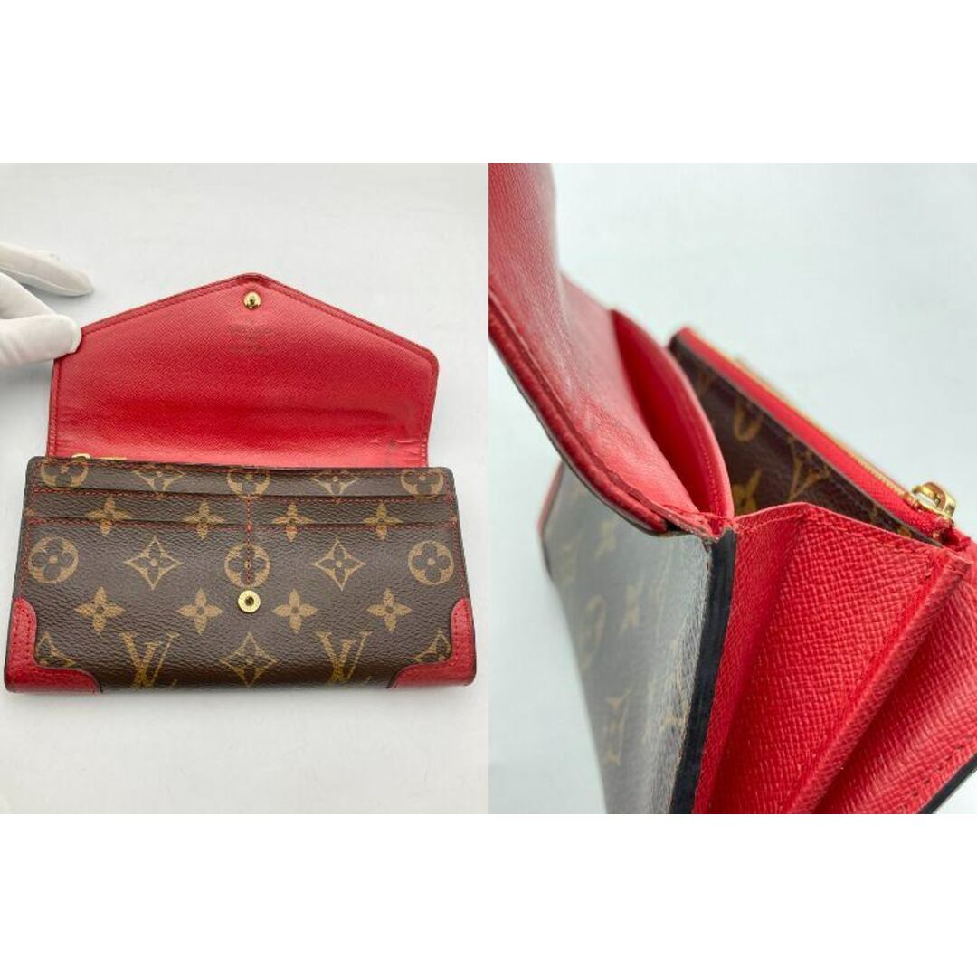 LOUIS VUITTON ルイヴィトン モノグラム ポルトフォイユ・サラ・レティーロ 長財布 M61184 中古 D4 レディースのファッション小物(財布)の商品写真