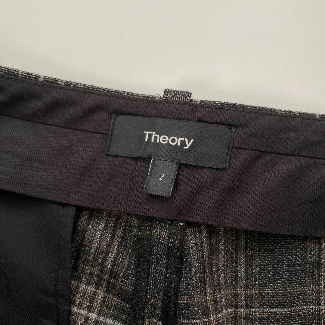 theory(セオリー)のセオリー　チェッククロップドパンツ　AUBURN PLAID/TREECA 4 レディースのパンツ(カジュアルパンツ)の商品写真