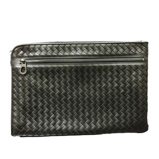 ボッテガヴェネタ(Bottega Veneta)の　ボッテガ・ヴェネタ BOTTEGA VENETA クラッチバッグ 406021 ブラック カーフ メンズ セカンドバッグ(セカンドバッグ/クラッチバッグ)