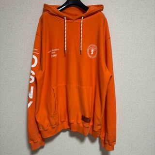 ヘロンプレストン(HERON PRESTON)のHERON PRESTON ヘロンプレストン × DSNY パーカー オレンジ(パーカー)