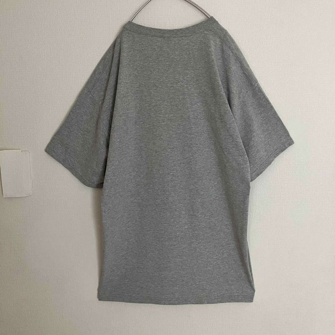 JERZEES(ジャージーズ)の企業ビッグロゴオーバーサイズミラーライトビールTシャツtシャツ霜降りteeグレー メンズのトップス(Tシャツ/カットソー(半袖/袖なし))の商品写真