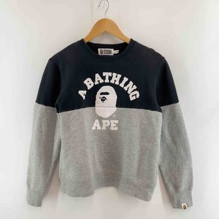 A BATHING APE アベイシングエイプ メンズ トップス スウェット バイカラー