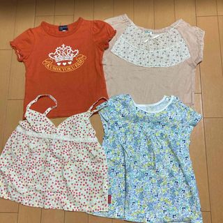 ユニクロ(UNIQLO)の100センチ4枚セット(Tシャツ/カットソー)