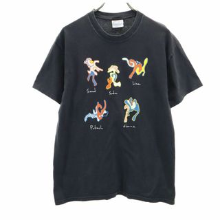 ヘインズ(Hanes)のヘインズ 90s 00s BEEFY-T オールド プリント 半袖 Tシャツ M ブラック Hanes メンズ 古着 【240425】 メール便可(Tシャツ/カットソー(半袖/袖なし))