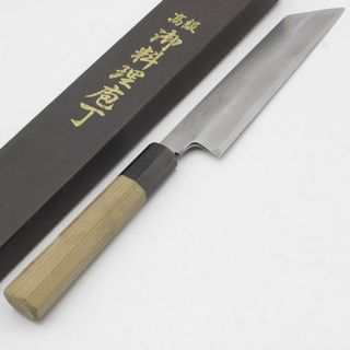 高鳳 銀三 むきもの包丁 六寸 八角柄 刃渡り約180mm 和包丁 剝きもの 髙鳳 ムキモノ(調理道具/製菓道具)