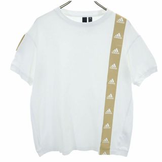 アディダス(adidas)のアディダス 半袖 Tシャツ M 白 adidas レディース 古着 【240425】 メール便可(Tシャツ(半袖/袖なし))