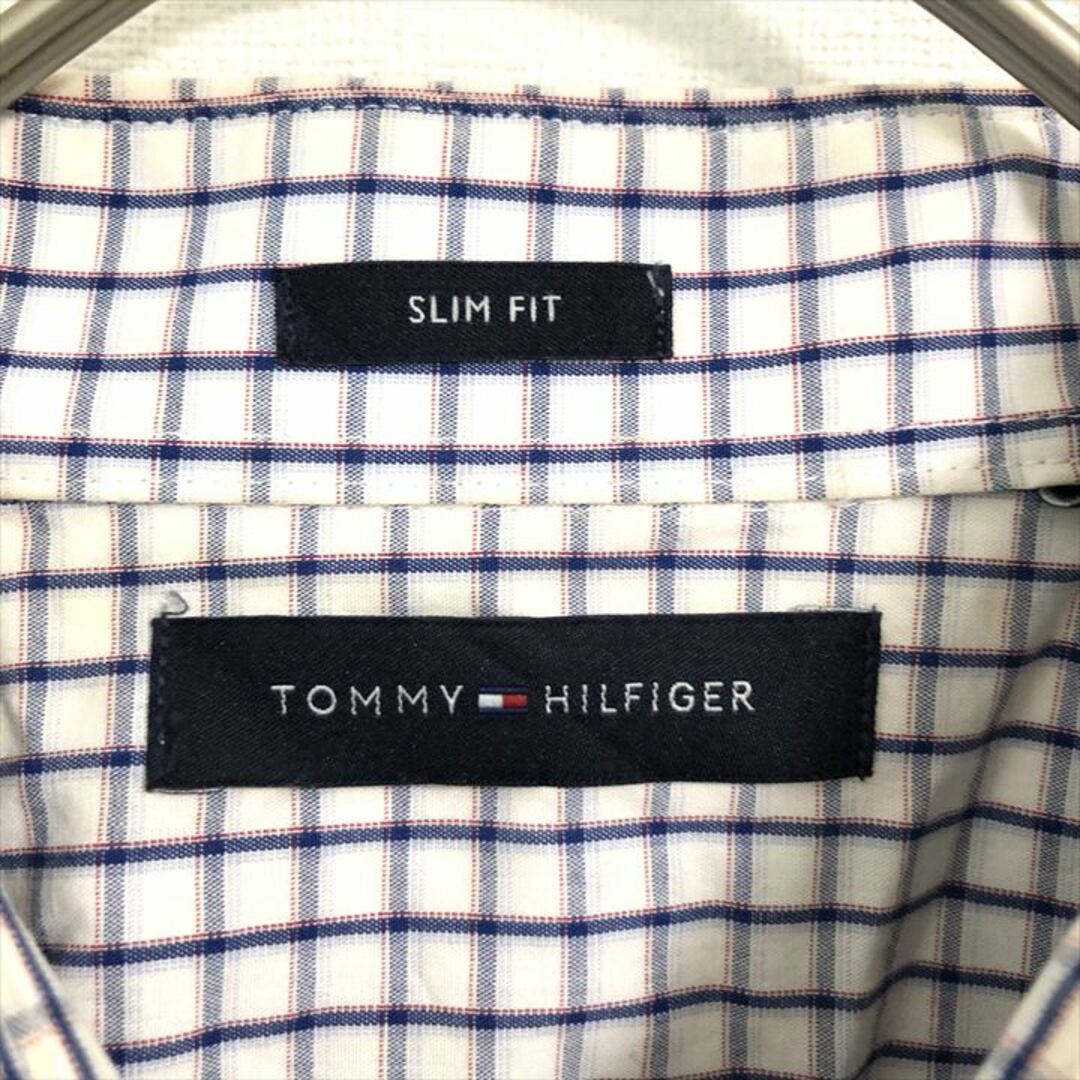 TOMMY HILFIGER(トミーヒルフィガー)の90s 古着 トミーヒルフィガー チェックシャツ ゆるダボ 長袖シャツ Ｌ  メンズのトップス(シャツ)の商品写真