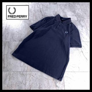 FRED PERRY - FRED PERRY ポロシャツ M3 半袖 ネイビー イングランド製