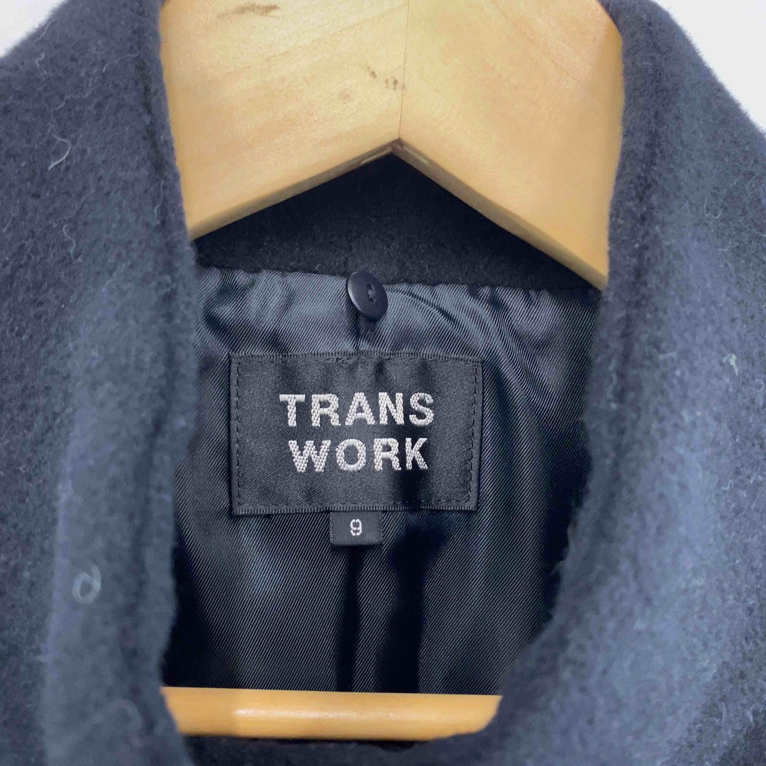 TRANS WORK(トランスワーク)のTRANS WORK トランスワーク レディース ブルゾン ジャケット/アウター ブラック レディースのジャケット/アウター(ブルゾン)の商品写真