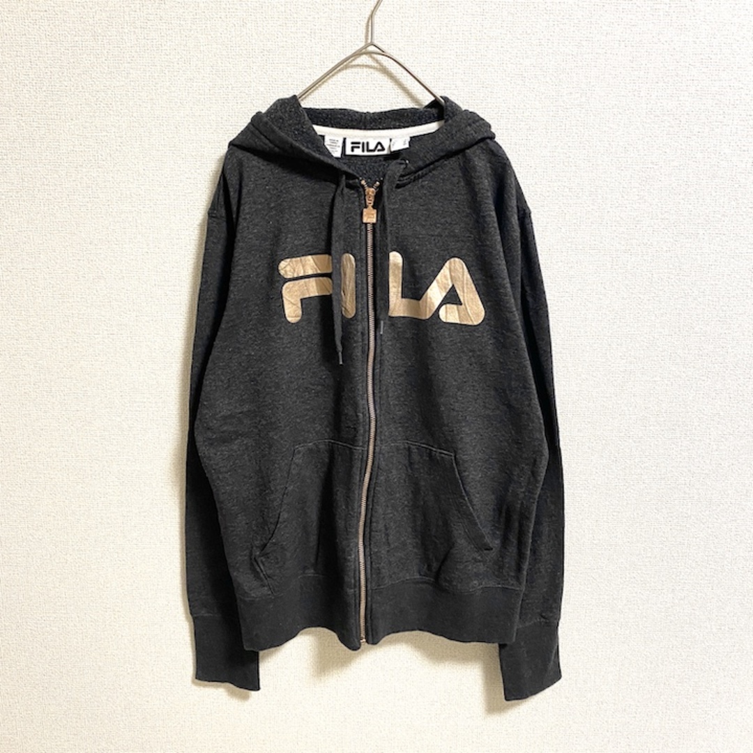 FILA(フィラ)の90s 古着 フィラ パーカー ライトアウター ジャージ レディースM  レディースのトップス(パーカー)の商品写真