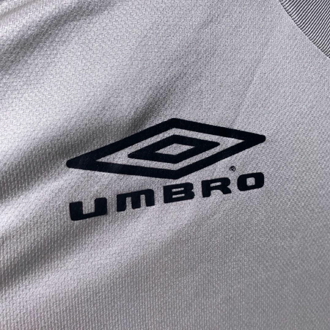 UMBRO(アンブロ)の00s UMBRO ユニフォーム ゲームシャツ 長袖 グレー XL メンズのトップス(Tシャツ/カットソー(七分/長袖))の商品写真