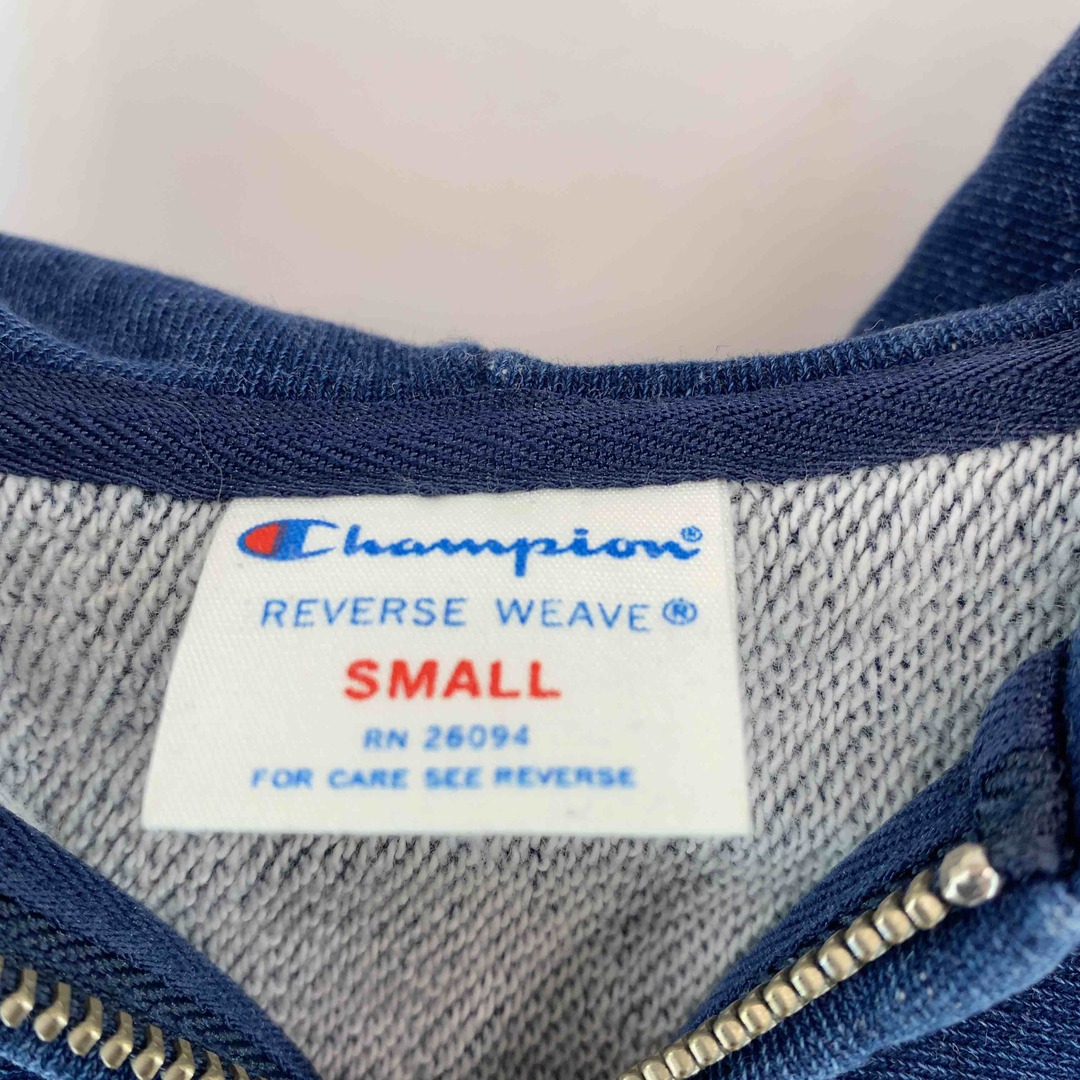 Champion(チャンピオン)のChampion チャンピオン メンズ パーカー ネイビー 裏毛 インディゴブルー フルジップ メンズのトップス(パーカー)の商品写真