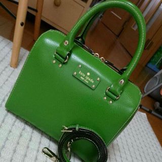 kate spade new york ケイトスペード 2WAYバッグ グリーン