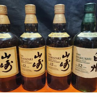 山崎12年×2　白州12年(ウイスキー)