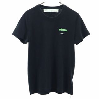 OFF-WHITE - オフホワイト バックプリント 半袖 Tシャツ S ブラック OFF WHITE メンズ 古着 【240425】 メール便可