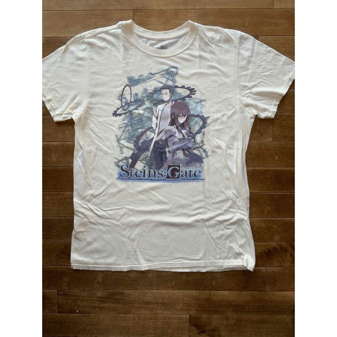 VINTAGE(ヴィンテージ)の海外オフィシャル シュタインズゲート tシャツ プリントタグ Lサイズ メンズのトップス(Tシャツ/カットソー(半袖/袖なし))の商品写真