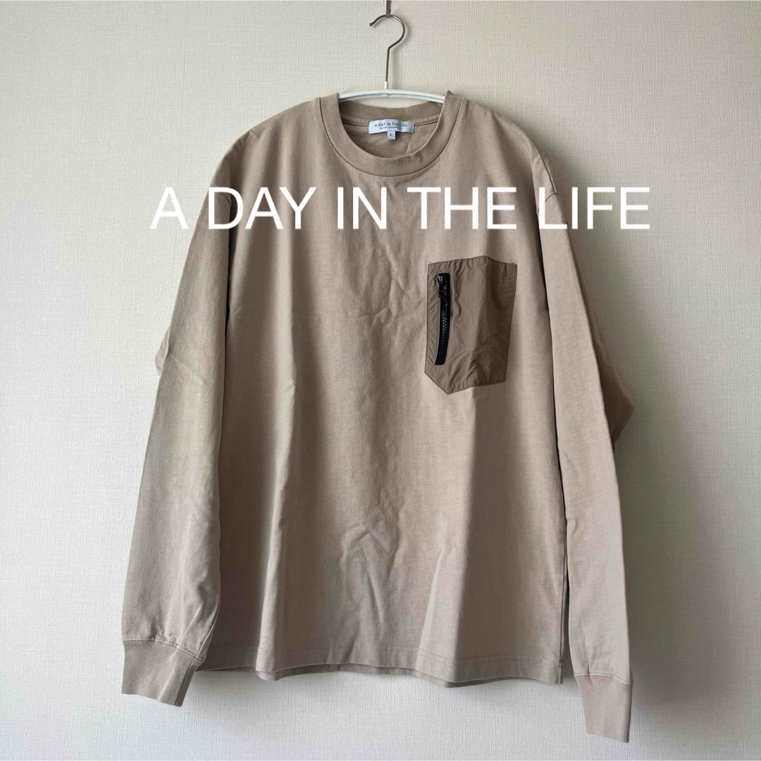 a day in the life(アデイインザライフ)のa day in the life ロングTシャツ メンズのトップス(Tシャツ/カットソー(七分/長袖))の商品写真