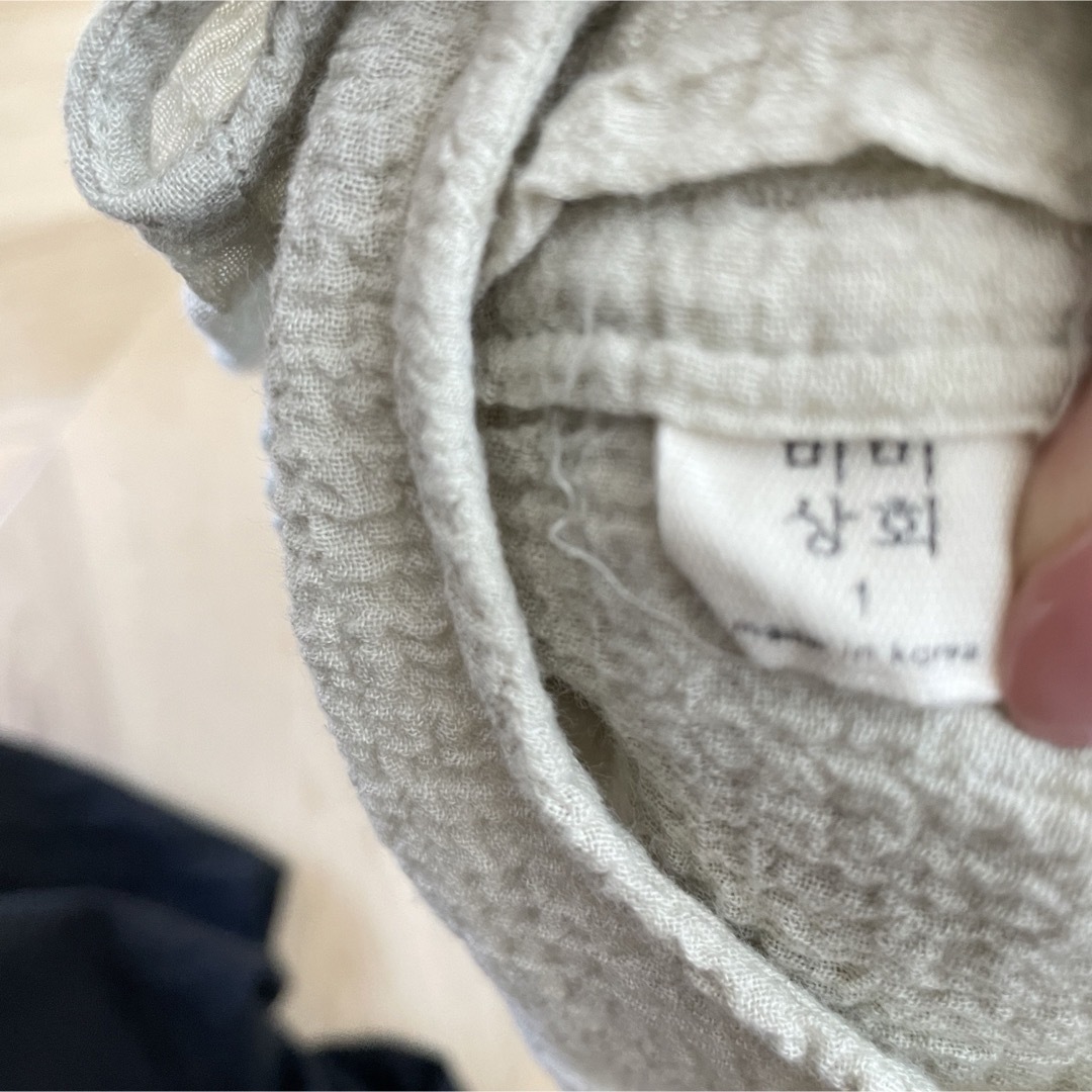 韓国ブランド mimi market 半袖 ブルマ セットアップ キッズ/ベビー/マタニティのベビー服(~85cm)(シャツ/カットソー)の商品写真