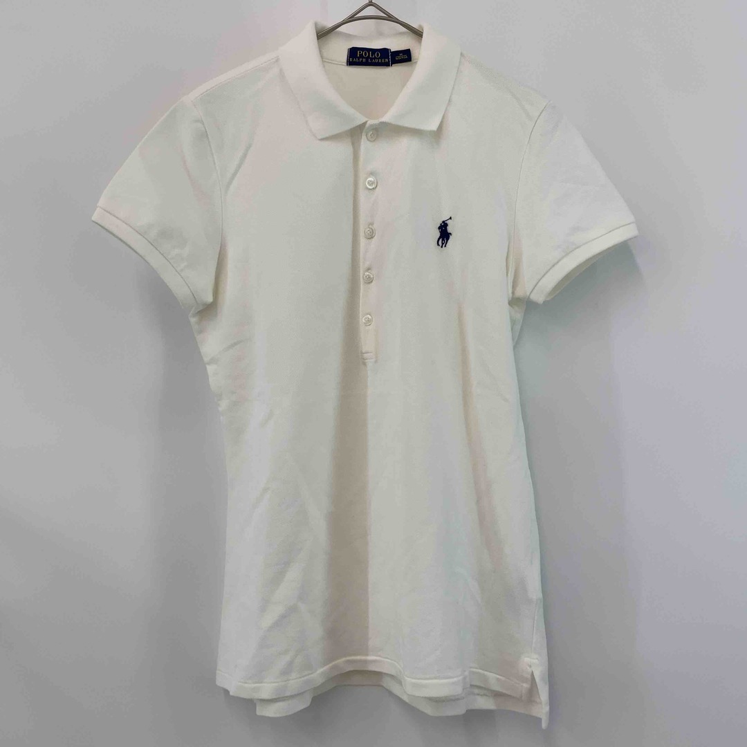 POLO RALPH LAUREN(ポロラルフローレン)のPOLO RALPH LAUREN ポロラルフローレン レディース ポロシャツ ホワイト レディースのトップス(ポロシャツ)の商品写真