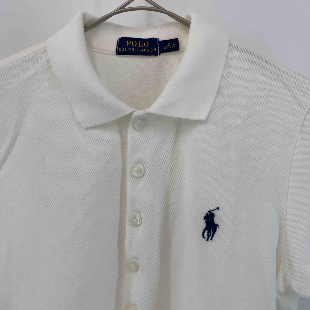 POLO RALPH LAUREN(ポロラルフローレン)のPOLO RALPH LAUREN ポロラルフローレン レディース ポロシャツ ホワイト レディースのトップス(ポロシャツ)の商品写真