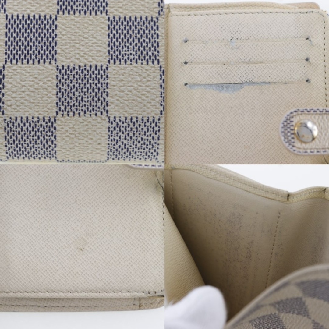 LOUIS VUITTON(ルイヴィトン)の【LOUIS VUITTON】ルイ・ヴィトン ダミエアズールキャンバス MI1038 レディース 二つ折り財布 レディースのファッション小物(財布)の商品写真