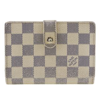 ルイヴィトン(LOUIS VUITTON)の【LOUIS VUITTON】ルイ・ヴィトン ダミエアズールキャンバス MI1038 レディース 二つ折り財布(財布)