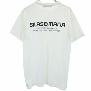 サイラス(SILAS)のサイラス バックプリント 半袖 Tシャツ M ホワイト SILAS メンズ 古着 【240425】 メール便可(Tシャツ/カットソー(半袖/袖なし))