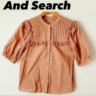 ブラウス レディース トップス レディース服 And Search アンドサーチ(シャツ/ブラウス(半袖/袖なし))