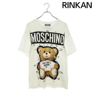 モスキーノ(MOSCHINO)のモスキーノ  QLO238207 べアプリントTシャツ メンズ M(Tシャツ/カットソー(半袖/袖なし))