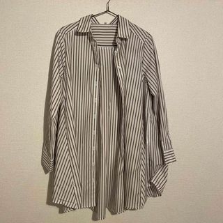 ユニクロ(UNIQLO)の新品未使用　ストライプシャツ(シャツ/ブラウス(長袖/七分))