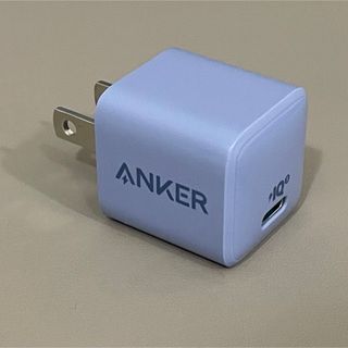 アンカー(Anker)のAnker PowerPort III Nano 20W 急速　ラベンダーグレー(バッテリー/充電器)