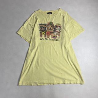 半袖Tシャツ　犬　アニマル　黄色(Tシャツ(半袖/袖なし))