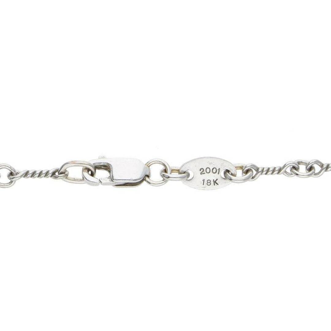 Chrome Hearts(クロムハーツ)のクロムハーツ  18KWG NECKCHAIN T/ツイストチェーン18inch ホワイトゴールドネックレス メンズ 18inch メンズのアクセサリー(ネックレス)の商品写真