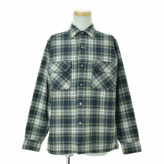 PILGRIM】60s ウールチェック柄長袖シャツの通販 by ブランド PILGRIM】60s ウールチェック柄長袖シャツの通販 by ブランド
