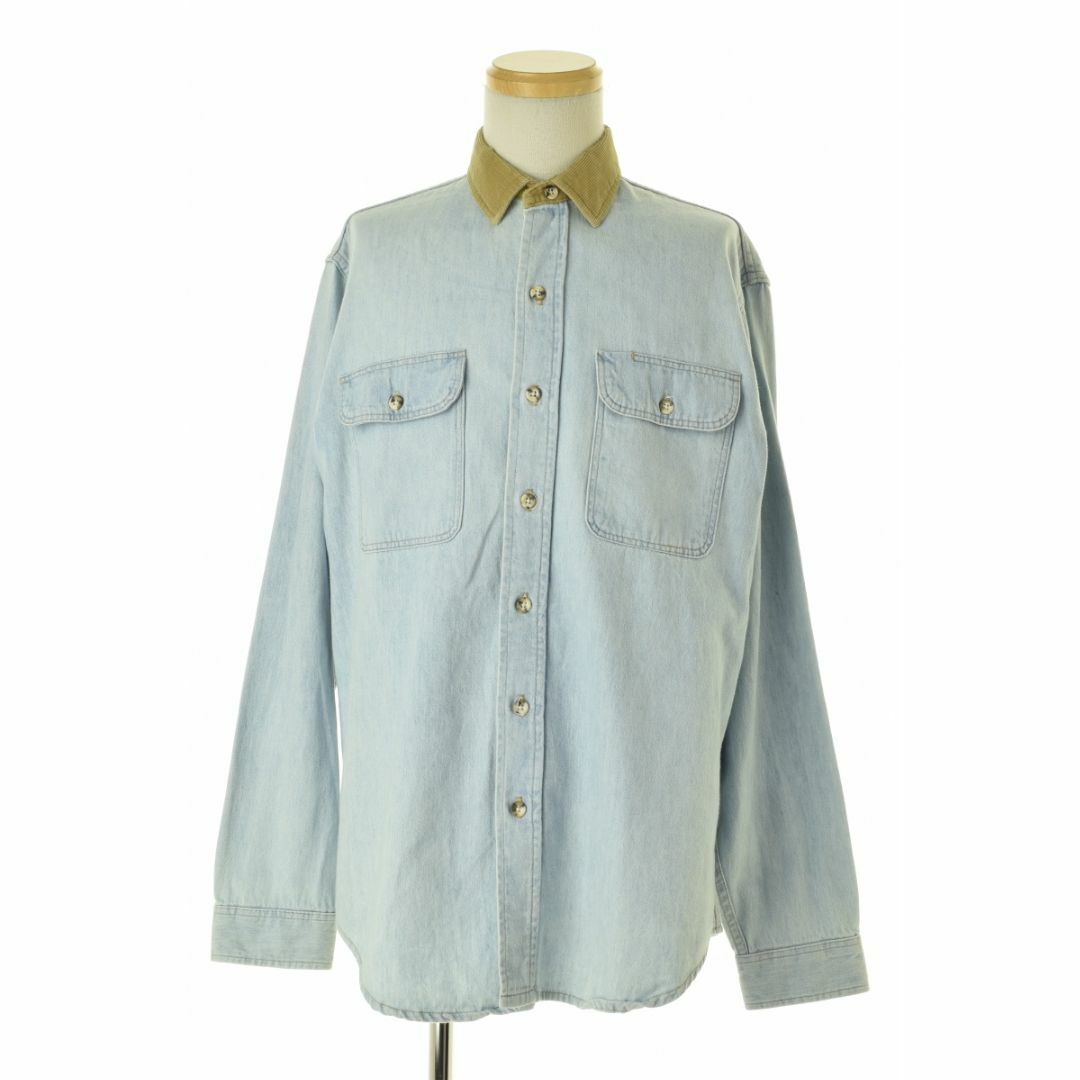 【Prentiss】80s デニム長袖シャツ メンズのトップス(シャツ)の商品写真