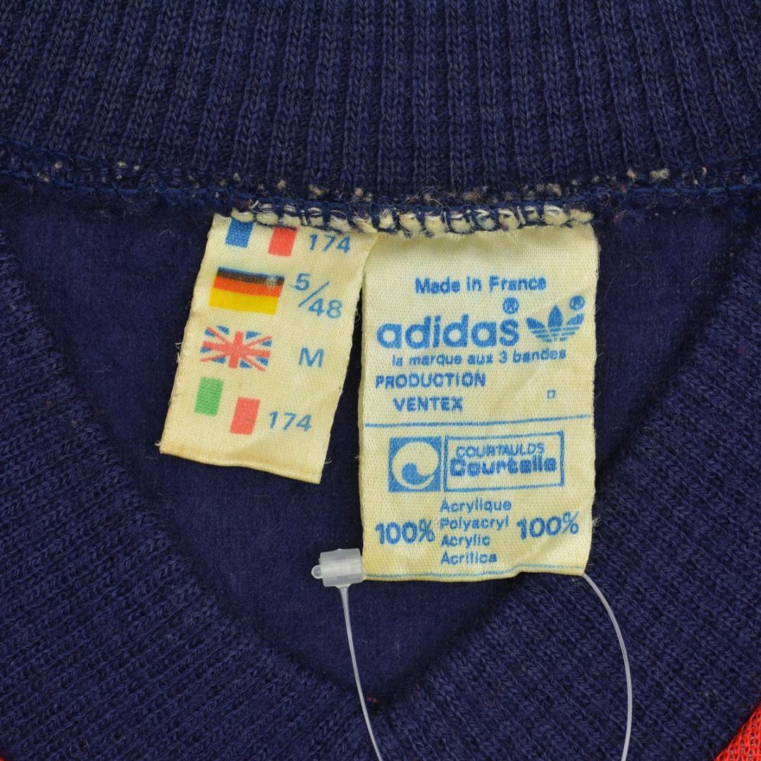 adidas - 【ADIDAS】70s〜80s フランス製 VENTEX 長袖ニット adidas - 【ADIDAS】70s〜80s フランス製 VENTEX 長袖ニット
