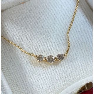 ジュエリーツツミ(JEWELRY TSUTSUMI)のジュエリーツツミ k18 0.3ctダイヤネックレス(ネックレス)