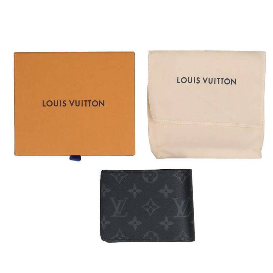 LOUIS VUITTON(ルイヴィトン)のルイヴィトン  M61695 ポルトフォイユ・ミュルティプル モノグラムエクリプス二つ折り財布 メンズ ハンドメイドのファッション小物(財布)の商品写真