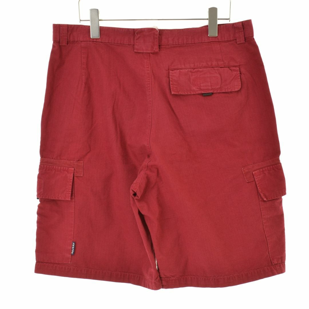STUSSY - 【STUSSY】90s USA製 紺タグ カーゴハーフパンツの通販 STUSSY - 【STUSSY】90s USA製 紺タグ カーゴハーフパンツの通販