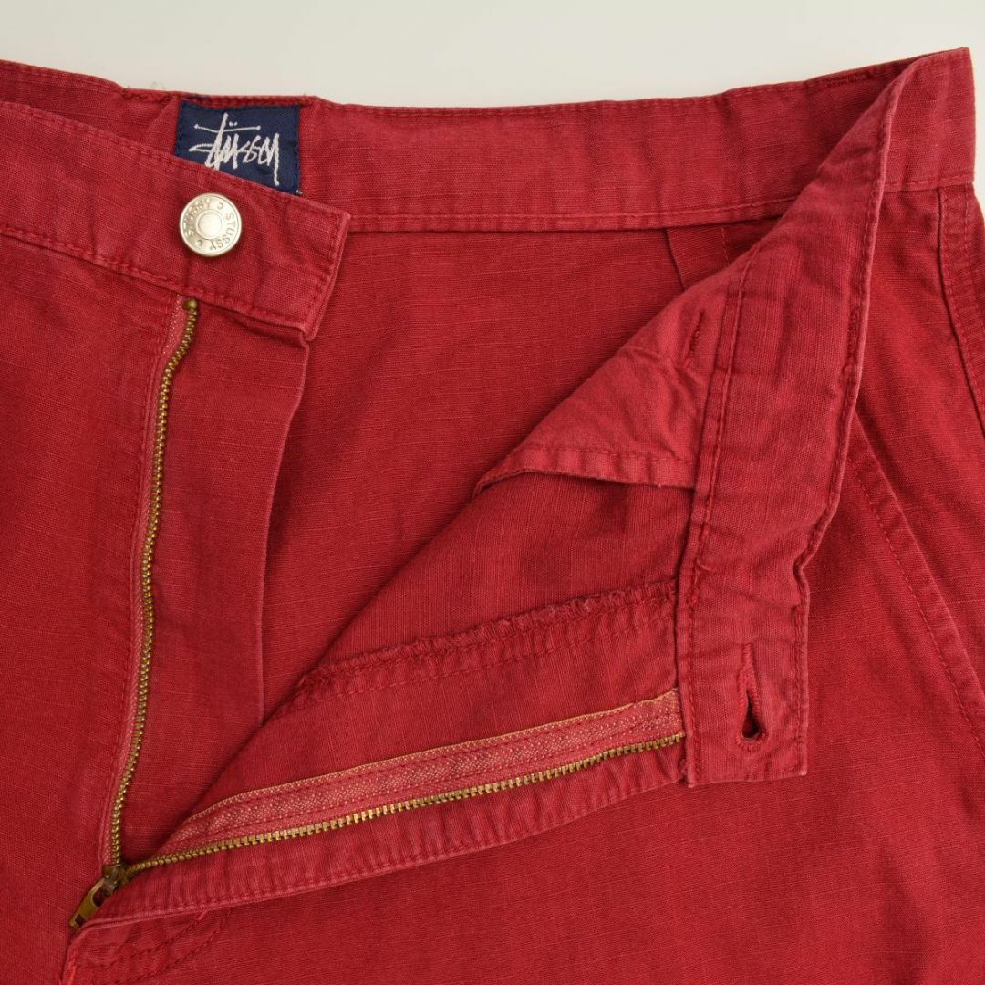 STUSSY - 【STUSSY】90s USA製 紺タグ カーゴハーフパンツの通販 STUSSY - 【STUSSY】90s USA製 紺タグ カーゴハーフパンツの通販