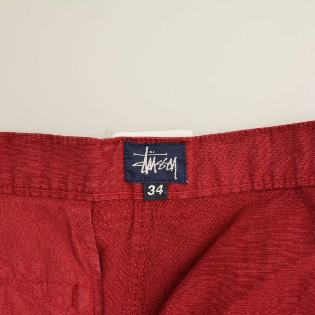 STUSSY - 【STUSSY】90s USA製 紺タグ カーゴハーフパンツの通販 STUSSY - 【STUSSY】90s USA製 紺タグ カーゴハーフパンツの通販