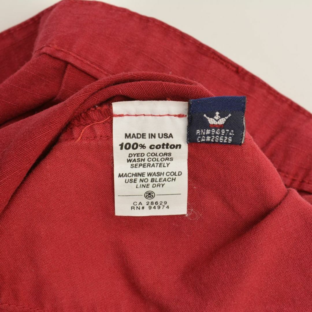 STUSSY - 【STUSSY】90s USA製 紺タグ カーゴハーフパンツの通販 STUSSY - 【STUSSY】90s USA製 紺タグ カーゴハーフパンツの通販