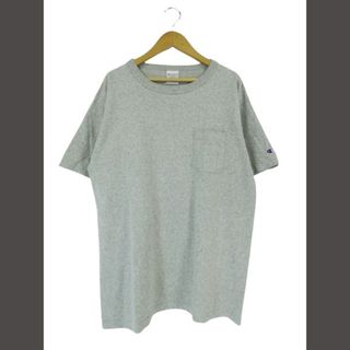 CHAMPION Tシャツ 丸首 半袖 無地 ロゴ USA製 T1011 M