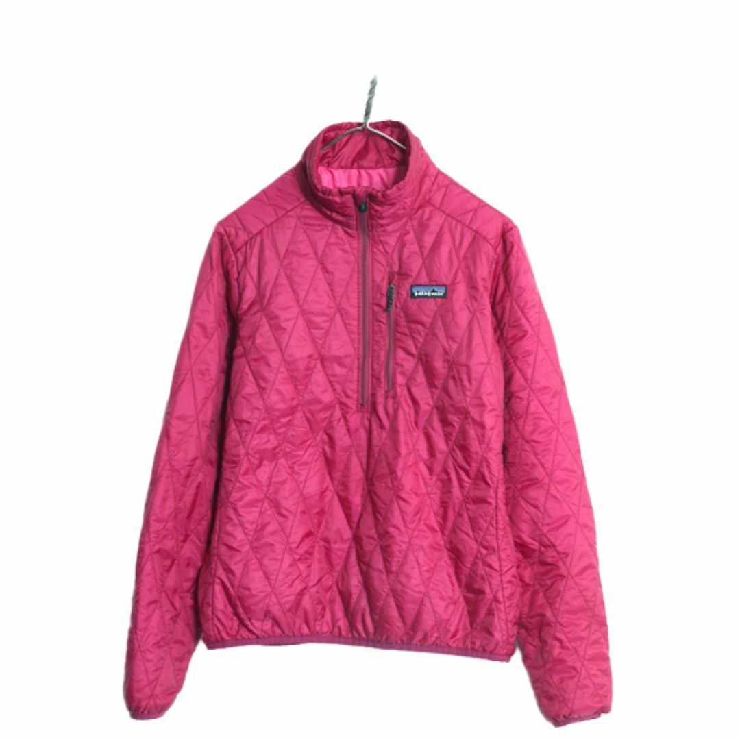 patagonia(パタゴニア)の11年製 パタゴニア ナノ パフ プルオーバー レディース M / 古着 PATAGONIA ハーフジップ 中綿 ナイロン キルティング アウトドア ブルゾン レディースのジャケット/アウター(ナイロンジャケット)の商品写真