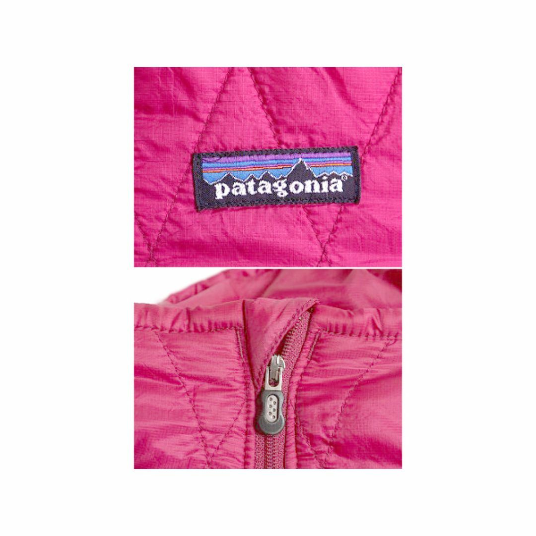 patagonia(パタゴニア)の11年製 パタゴニア ナノ パフ プルオーバー レディース M / 古着 PATAGONIA ハーフジップ 中綿 ナイロン キルティング アウトドア ブルゾン レディースのジャケット/アウター(ナイロンジャケット)の商品写真